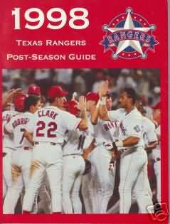 1998 Texas Rangers Post Season
